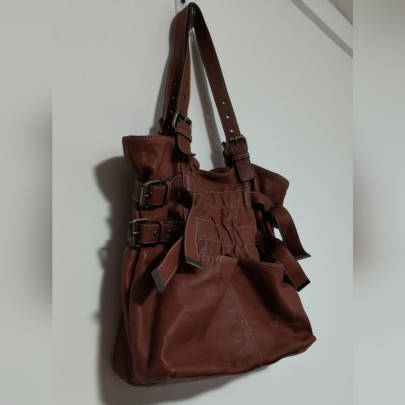 Hype Boho Leather Tote Bag / Price Dropped! - Picture 2 of 8